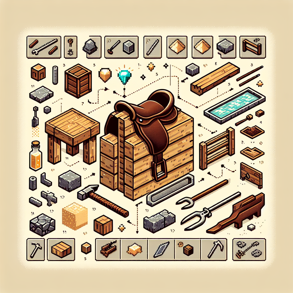 Step-by-Step Guide: Crafting a Saddle in Minecraft